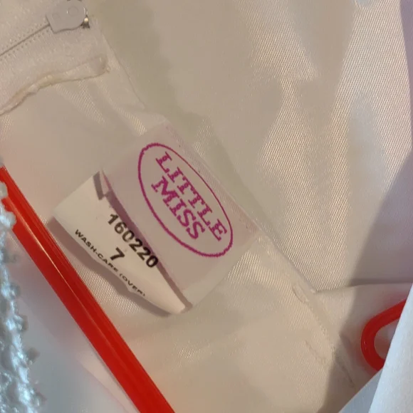 2 Piece LITTLE MISSES SIZE 7 SPECIAL EVENT DRESS NWT... - Picture 5 of 12